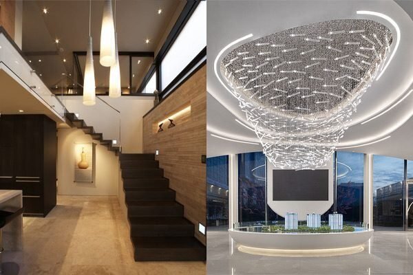 fixationmasters-interior-designing-pendant-lighting-lobby-entrance-design